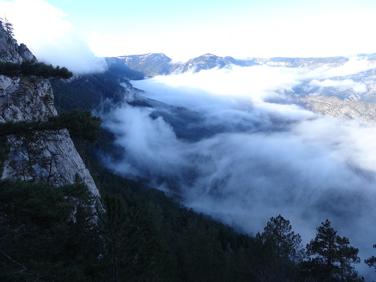EliziR - Cap de Boumort i Vall de Cabó des de la Canal Llovera (gener 2013)
