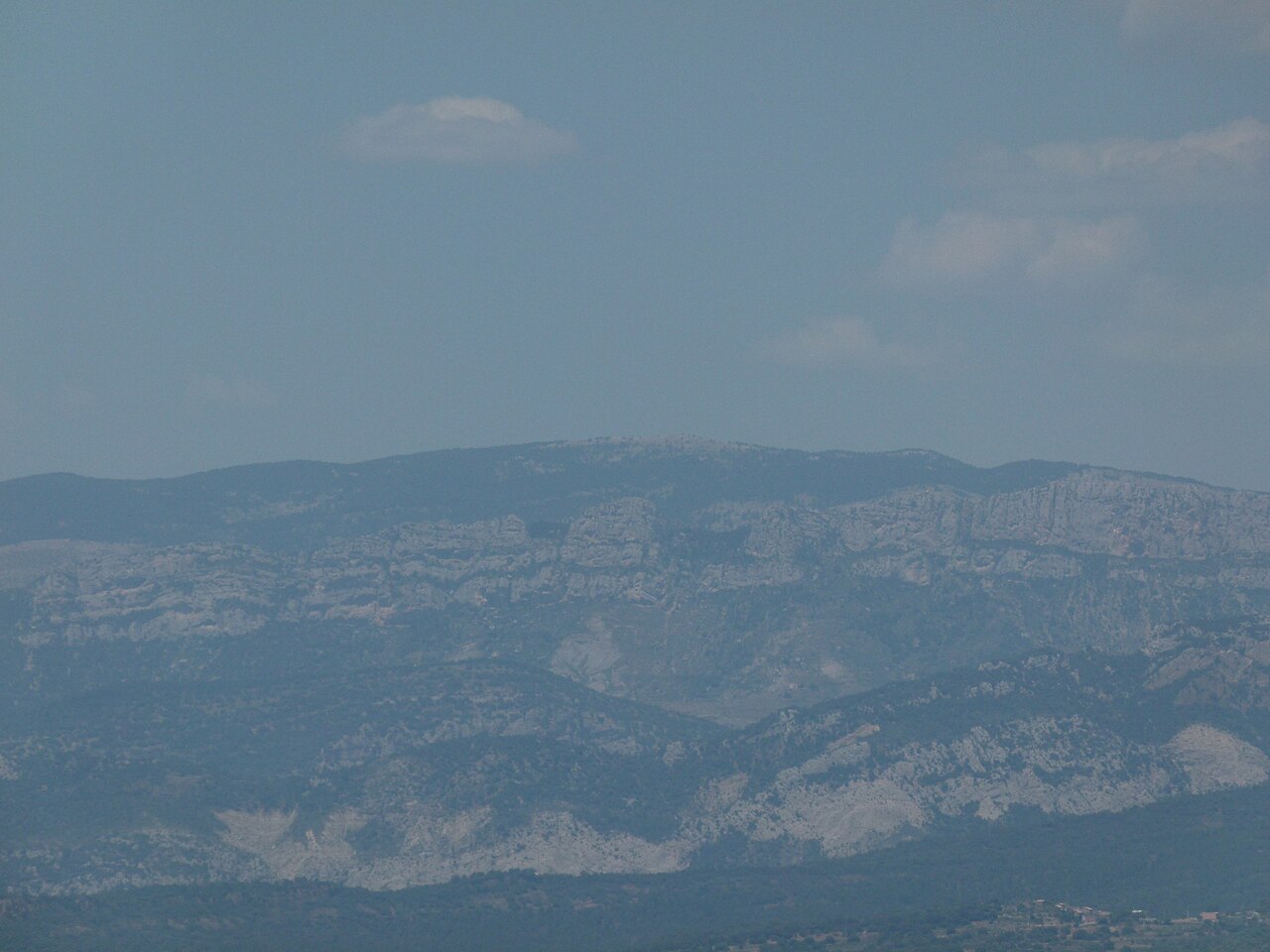 Pere López Brosa - Cap de Boumort - vist des del coll de Comiols