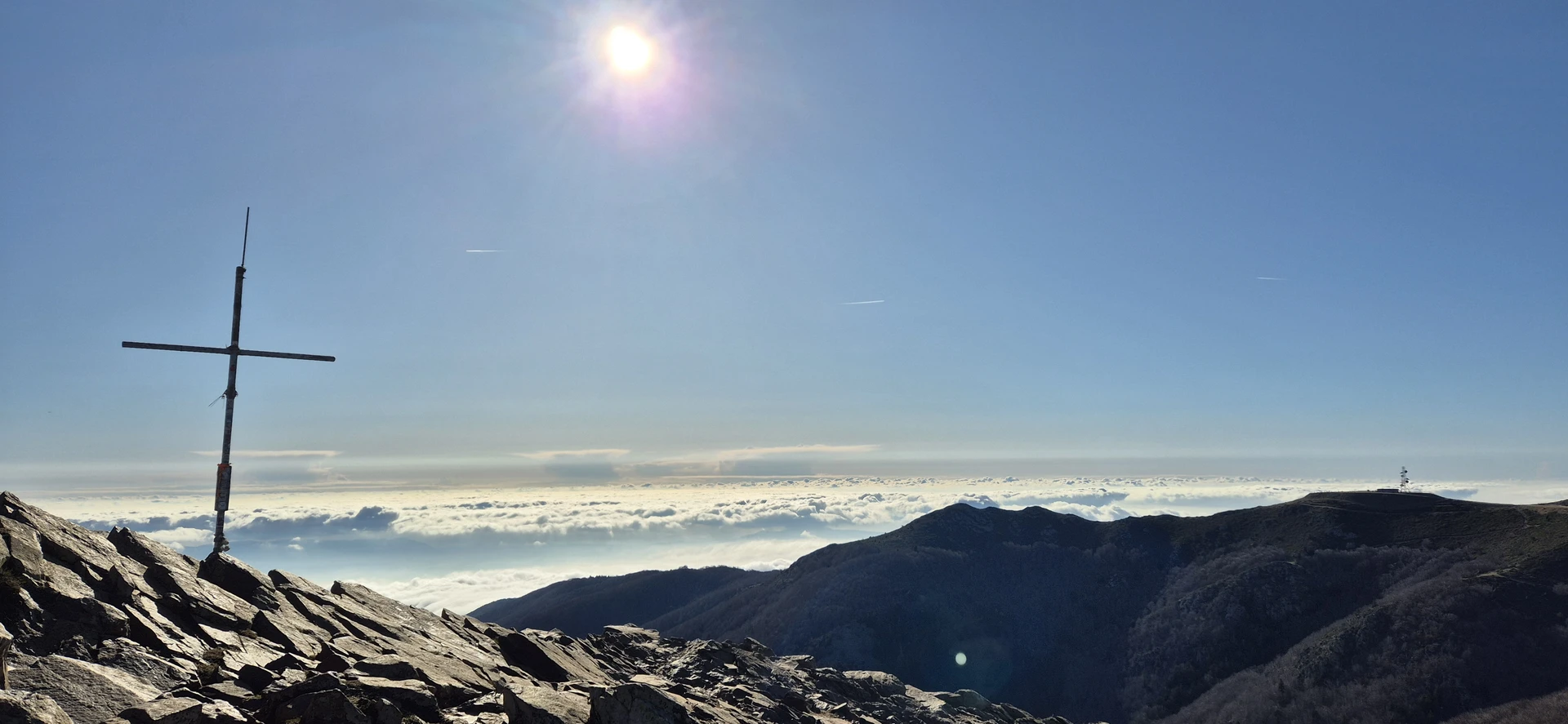 Turó de l'Home i Les Agudes des de Plana Amagada