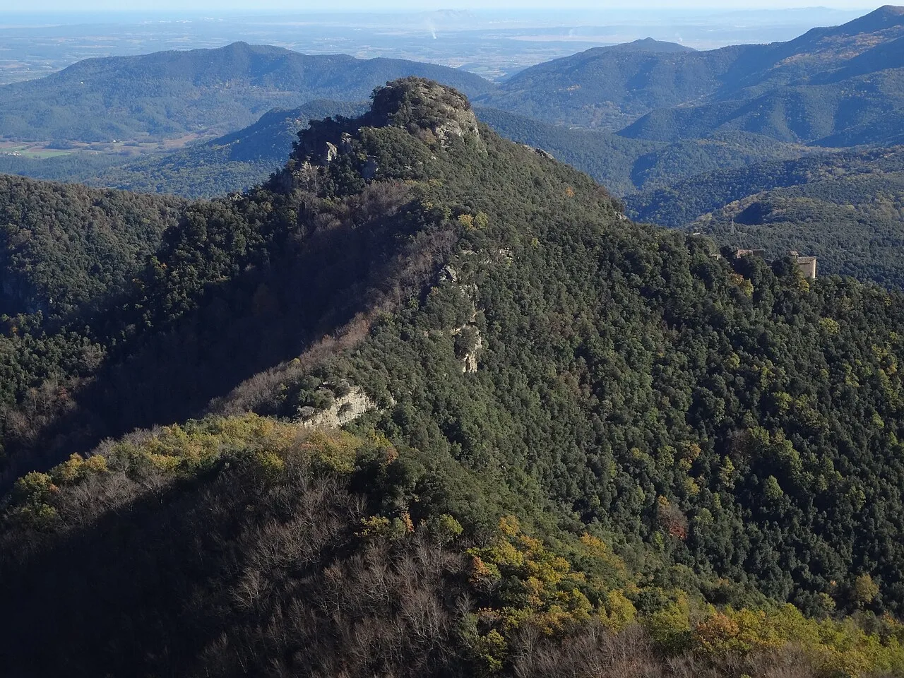 Puigsallança des de Santa Pau