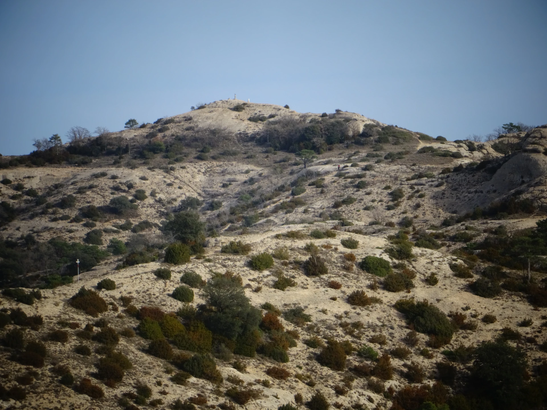 Roca Corbatera - Punta de la Serra Major desde Albarca